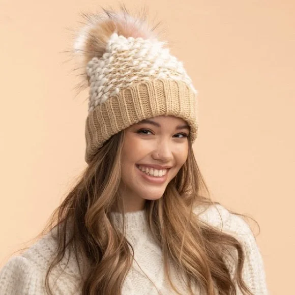 New Free People Big Sky Pom Beanie Free People - NEW Movement Big Sky Pom Beanie - Purple | eBay main image 2